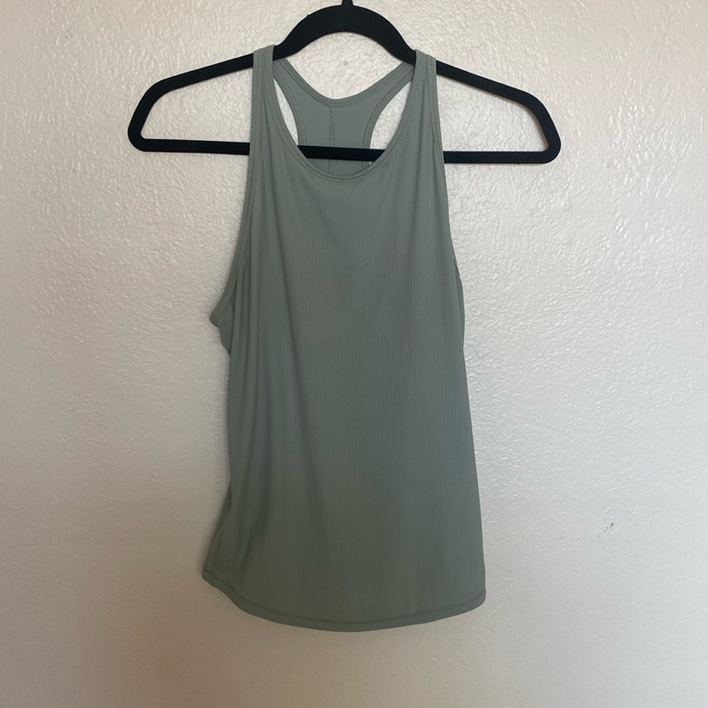 Light blue Lululemon racer back tank top